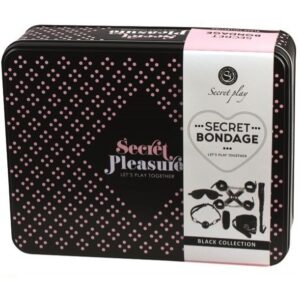 Bondage-Set, 8-teilig – Schwarz