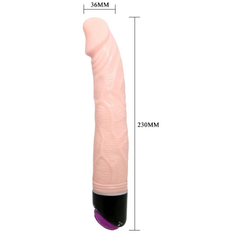 Adour Club – Realistischer Vibrator – Natur – 23 cm – Bild 3