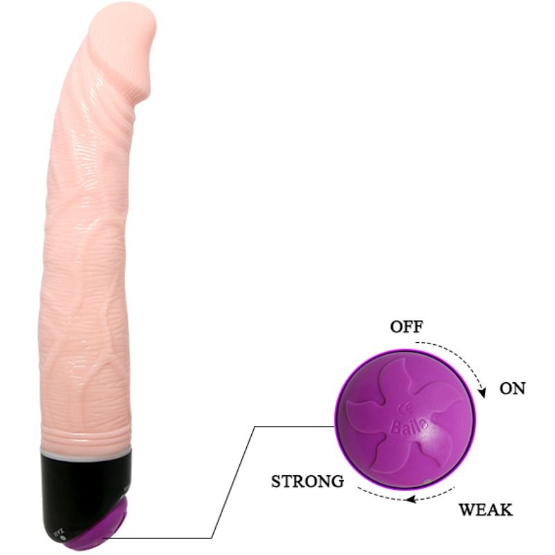 Adour Club – Realistischer Vibrator – Natur – 23 cm – Bild 4