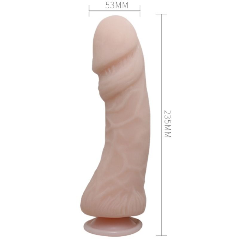 Realistischer vibrierender Dildo – Natur – 23,5 cm – Bild 6