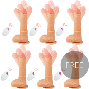 Mr. Rick – Realistischer Vibrator mit Fernbedienung – 20,9 cm – 5+1