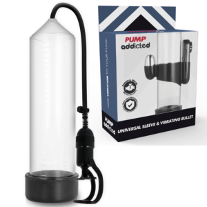 Penispumpe mit Saugfunktion – Transparent