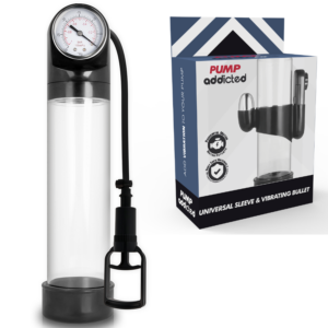 Penispumpe mit Saugfunktion – Transparent