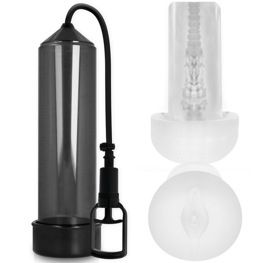 Pump-Süchtig - Rx7 – Automatischer Masturbator mit Saugfunktion – Schwarz