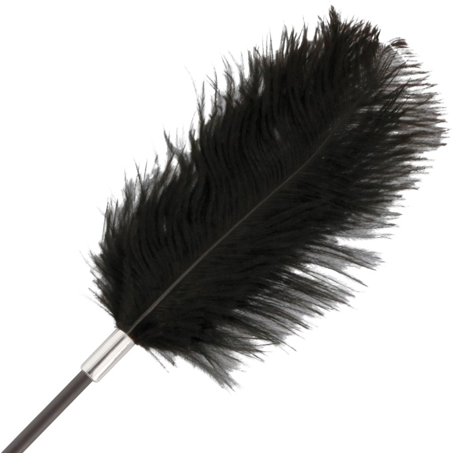 Liebesfeder-Peitsche – 56 cm – Schwarz – Bild 2
