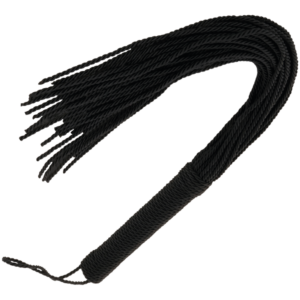 Bondage-Peitsche – Schwarz, 50 cm