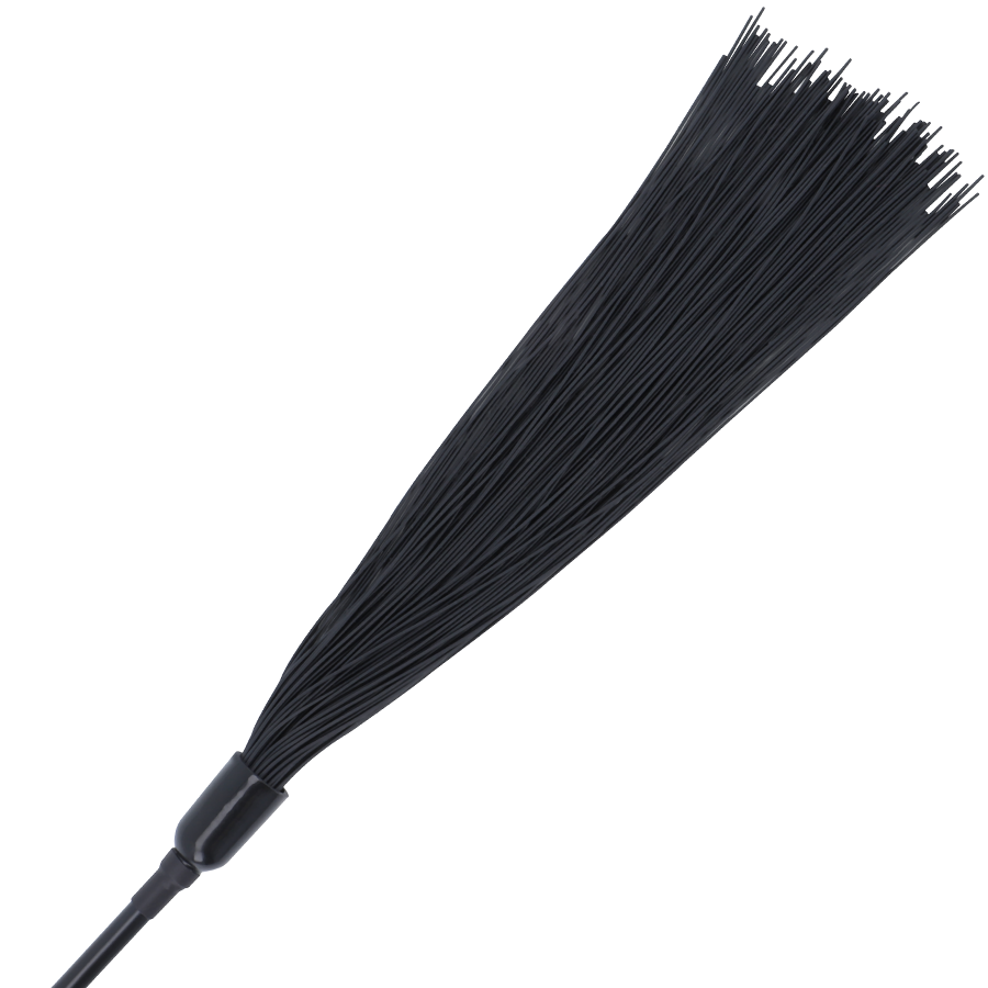 Fetisch-Reitgerte mit Peitsche – Schwarz – Bild 2