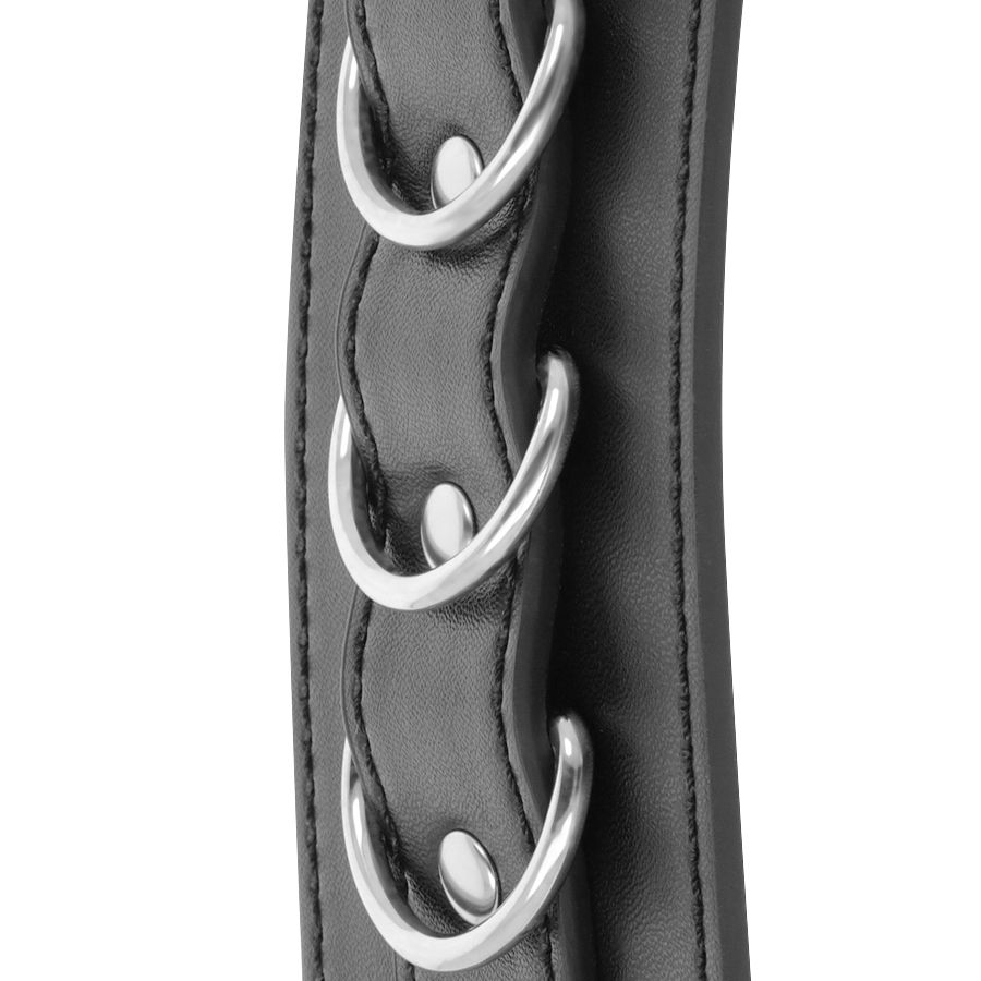 Verstellbare Leder-Knöchelmanschetten – Schwarz – Bild 4