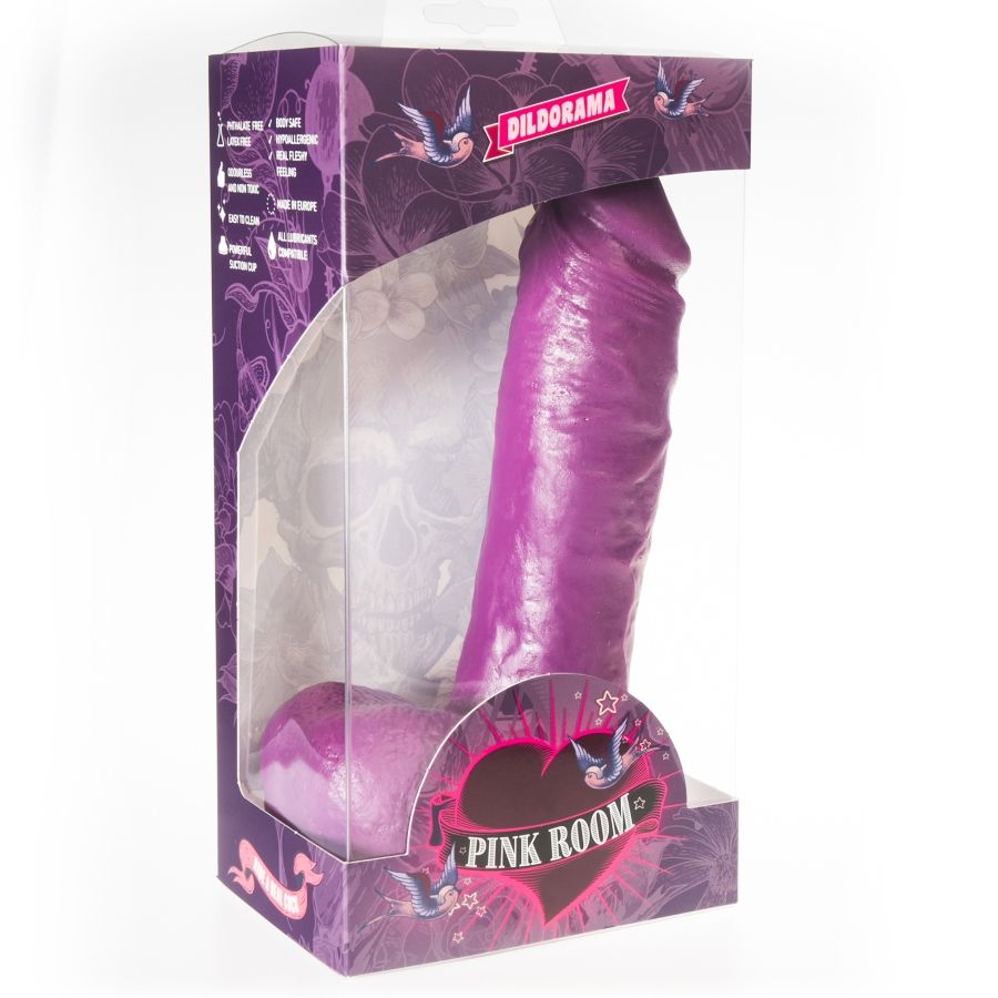 Anton – Realistischer Dildo mit Saugfunktion – Lila – 21,5 cm – Bild 2