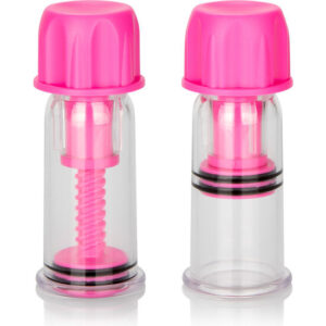 Vaccum Twist Brustspitzen – Saugbasis – Rosa