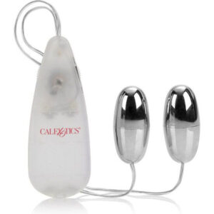 Vibrierende Kugeln Duo – Silber