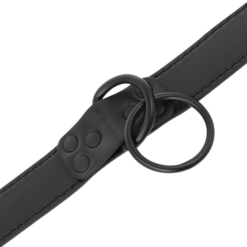 Halsband mit Kette – Schwarz – D-226690 – Bild 3