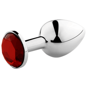 Aluminium-Analplug – Rot – Größe M