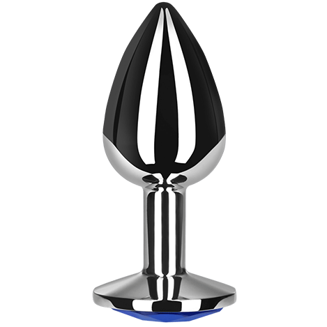 Aluminium-Analplug – Blau – Größe M