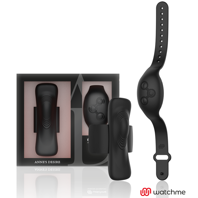 Panty Pleasure – WatchMe-Höschenvibrator mit Fernbedienung – Schwarz
