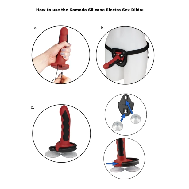 Silikon Fusion Komodo Dildo – Bild 2