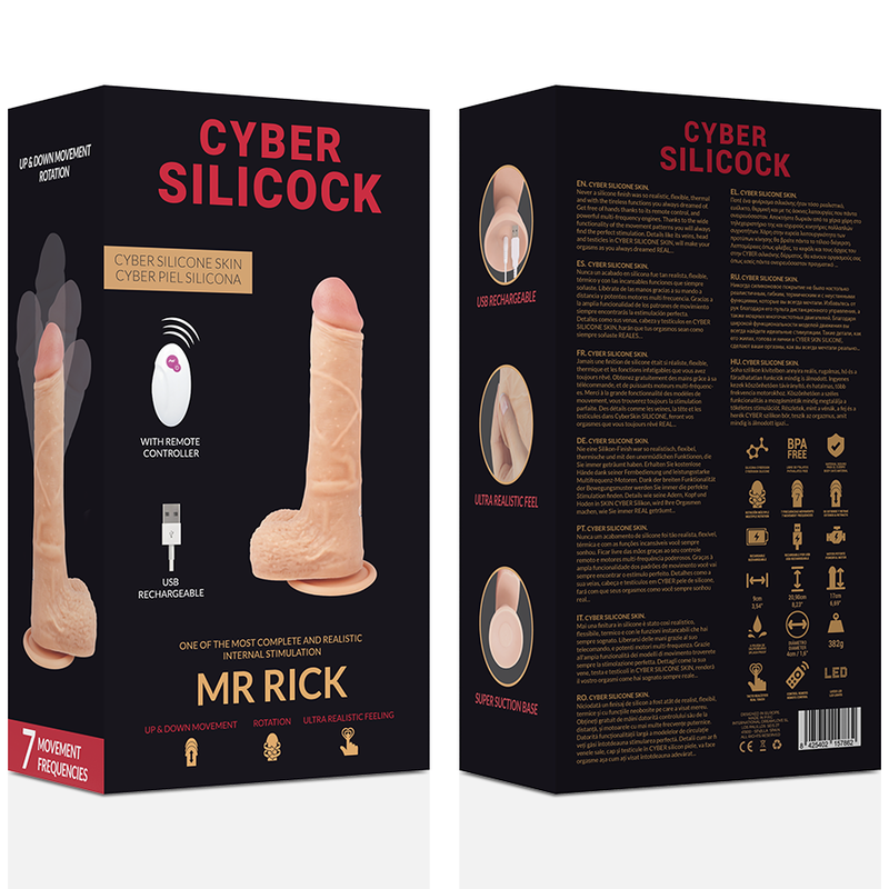 Mr. Rick – Realistischer Vibrator mit Fernbedienung – 20,9 cm – Bild 7