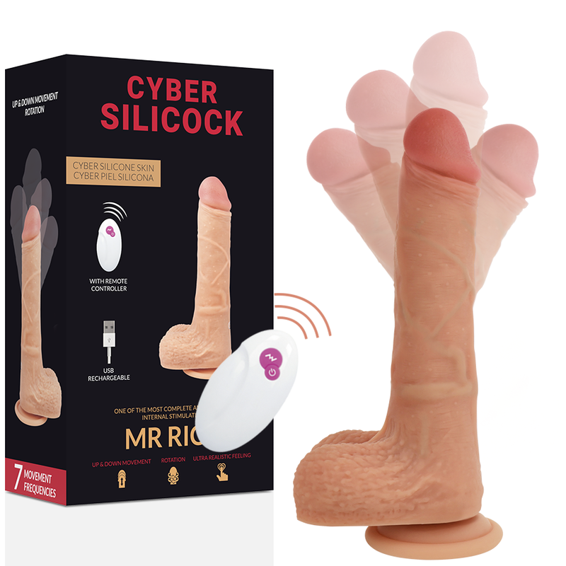 Mr. Rick – Realistischer Vibrator mit Fernbedienung – 20,9 cm