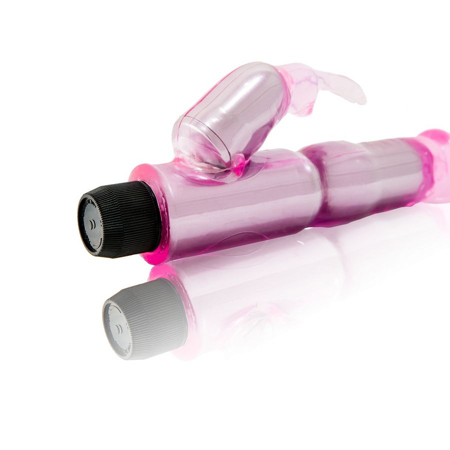 Vibrator mit Einstellbarem Stimulator – Rosa – Bild 2