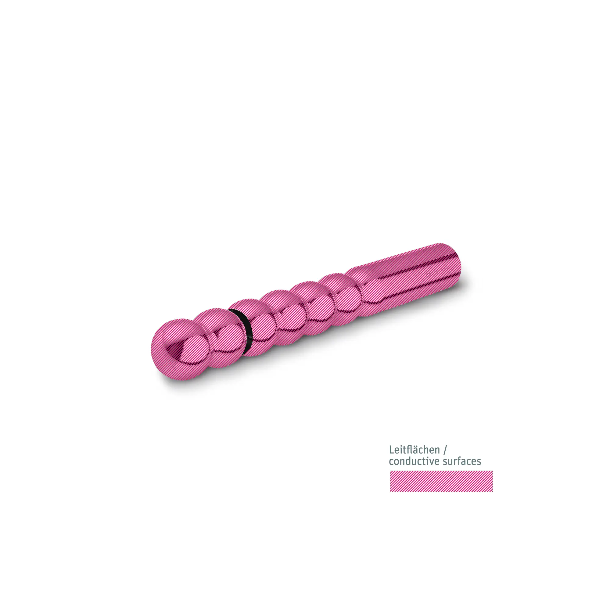 Groovey George – E-Stim Aluminium-Dildo – Bild 3