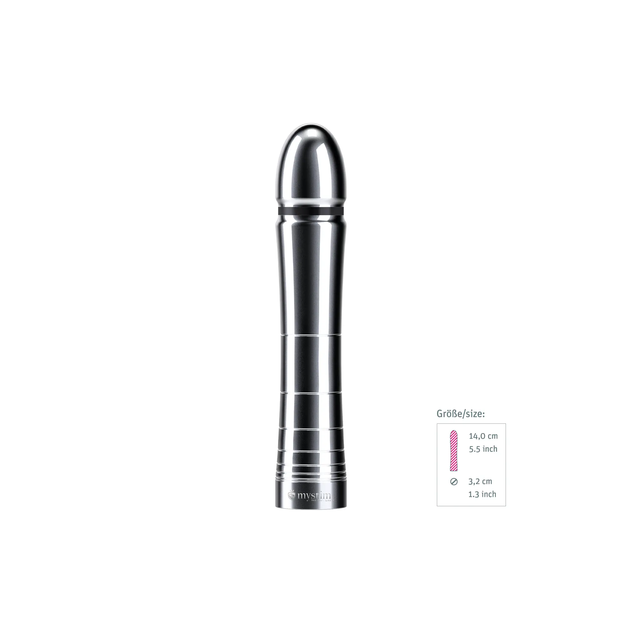 Glossy Glen – E-Stim Aluminium-Dildo – Bild 6