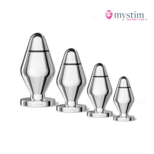 John – E-Stim Aluminium-Buttplug