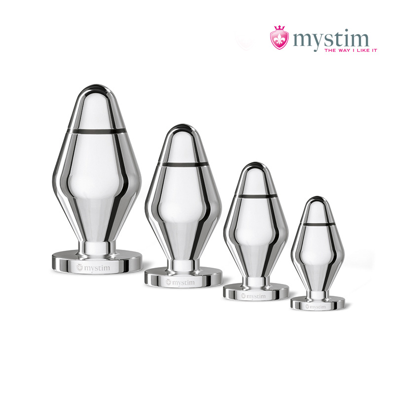 John – E-Stim Aluminium-Buttplug