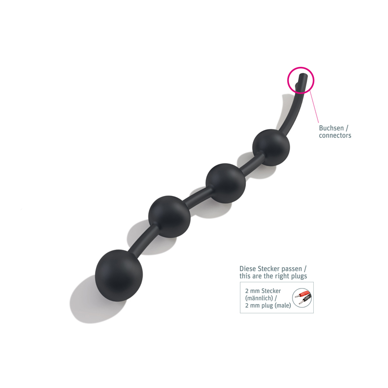 Booty Garland L – E-Stim Analkette – Bild 6