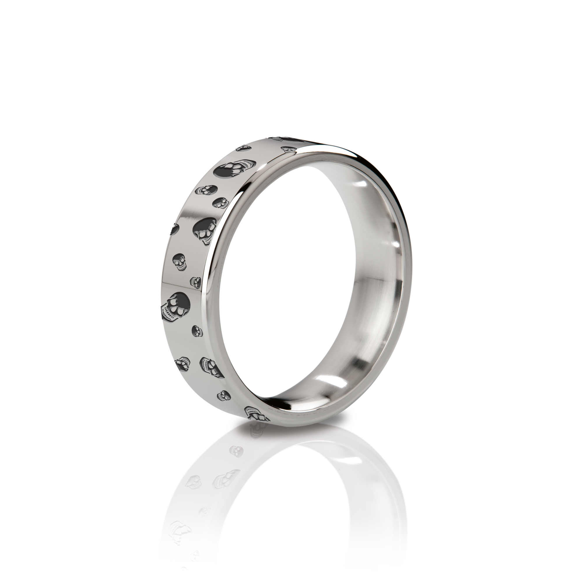 The Duke – Edelstahl-Penisring graviert, 48 mm