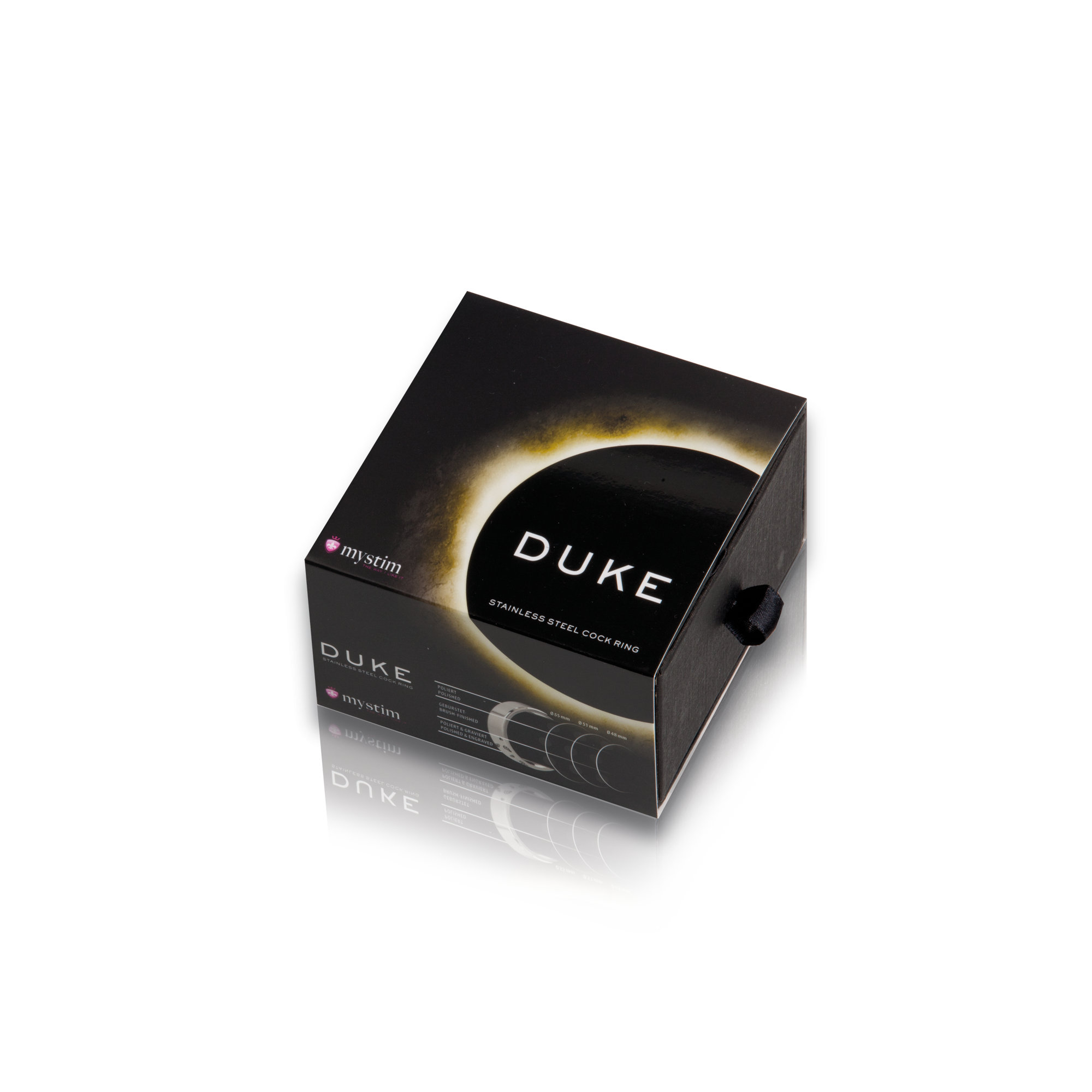 The Duke – Edelstahl-Penisring graviert, 48 mm – Bild 2