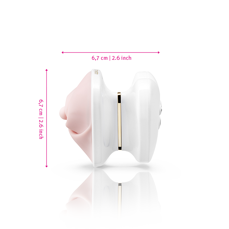 Heart’s Desire White – Auflege-Vibrator ohne E-Stim – Bild 5