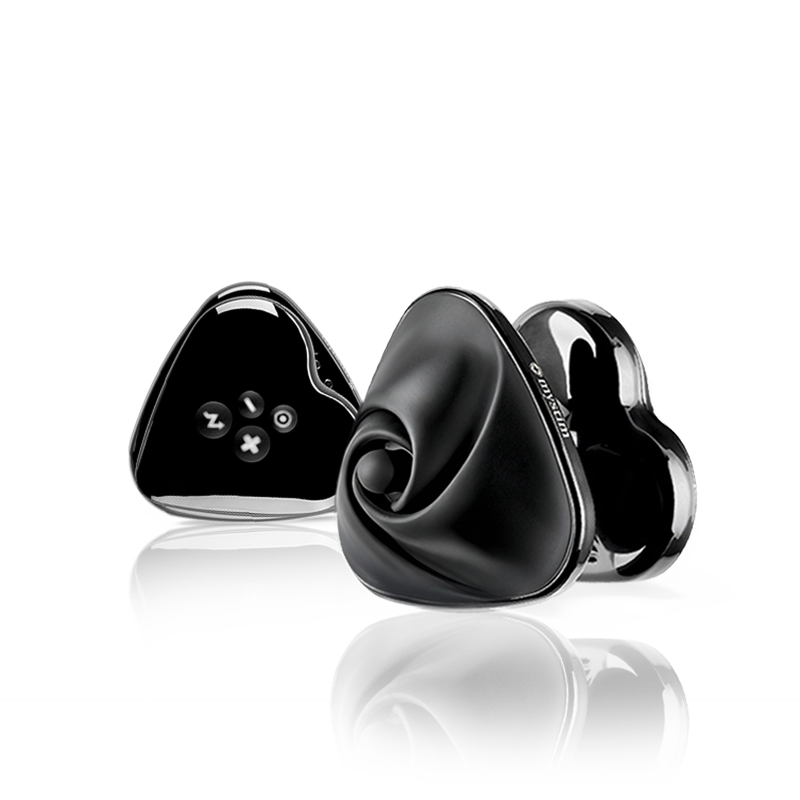 Heart’s Desire Black Edition – Auflege-Vibrator mit E-Stim
