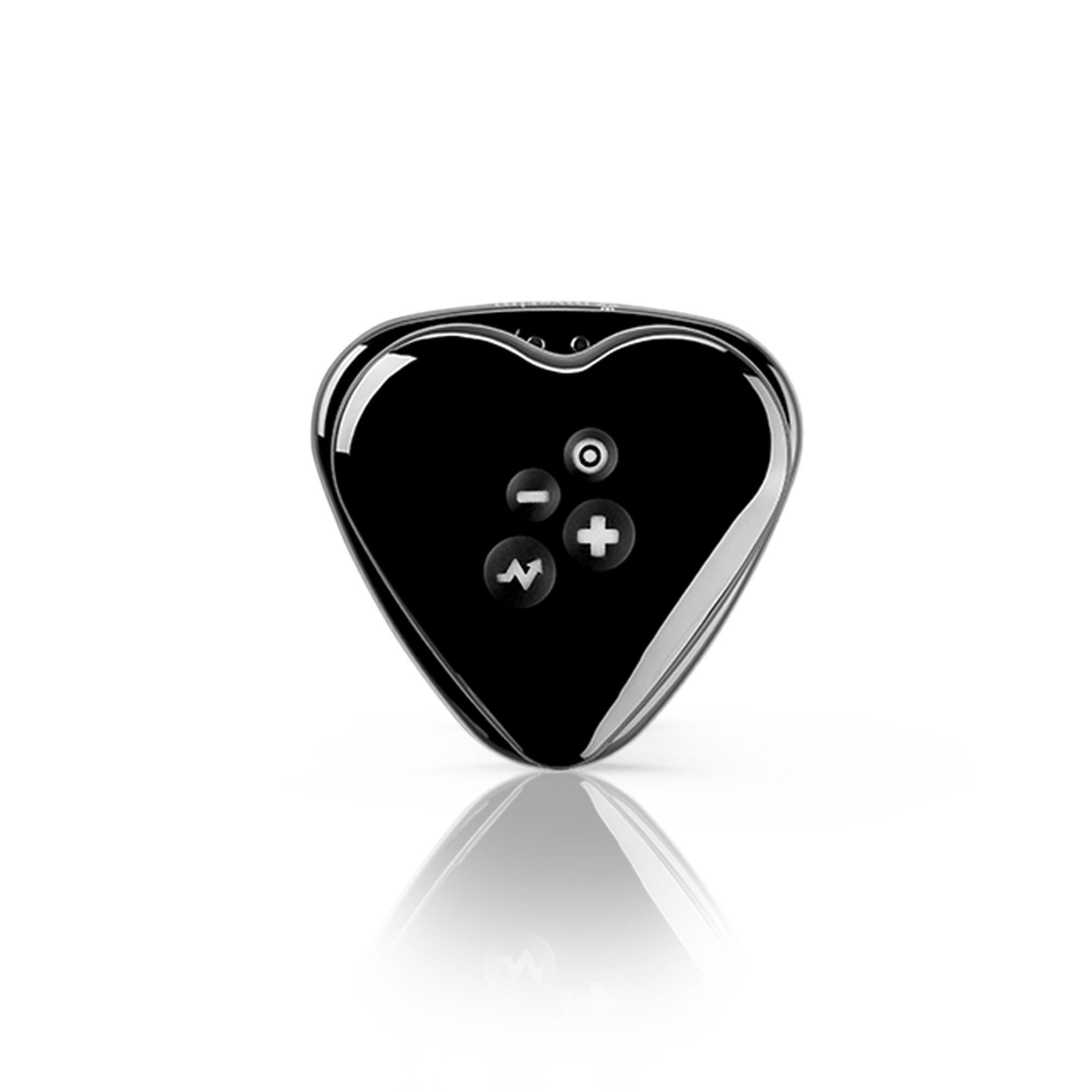 Heart’s Desire Black Edition – Auflege-Vibrator mit E-Stim – Bild 3