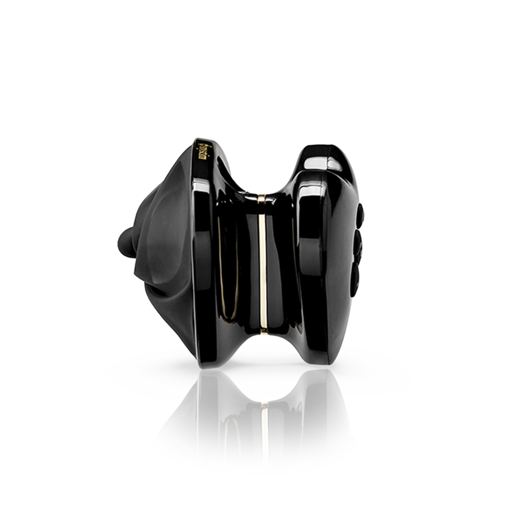 Heart’s Desire Black Edition – Auflege-Vibrator mit E-Stim – Bild 5