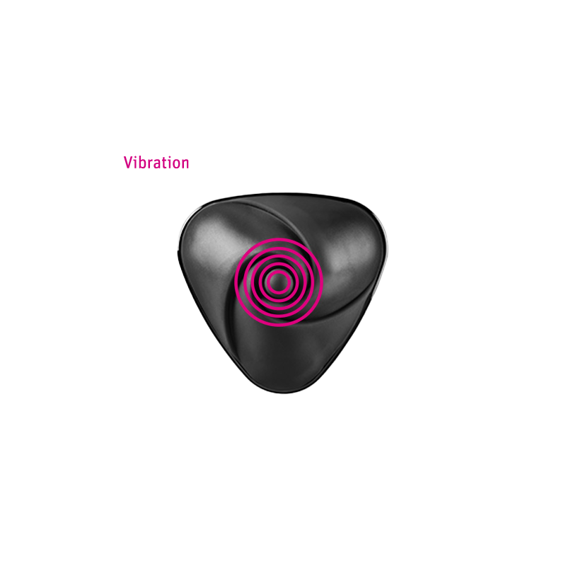 Heart’s Desire Black Edition – Auflege-Vibrator mit E-Stim – Bild 7
