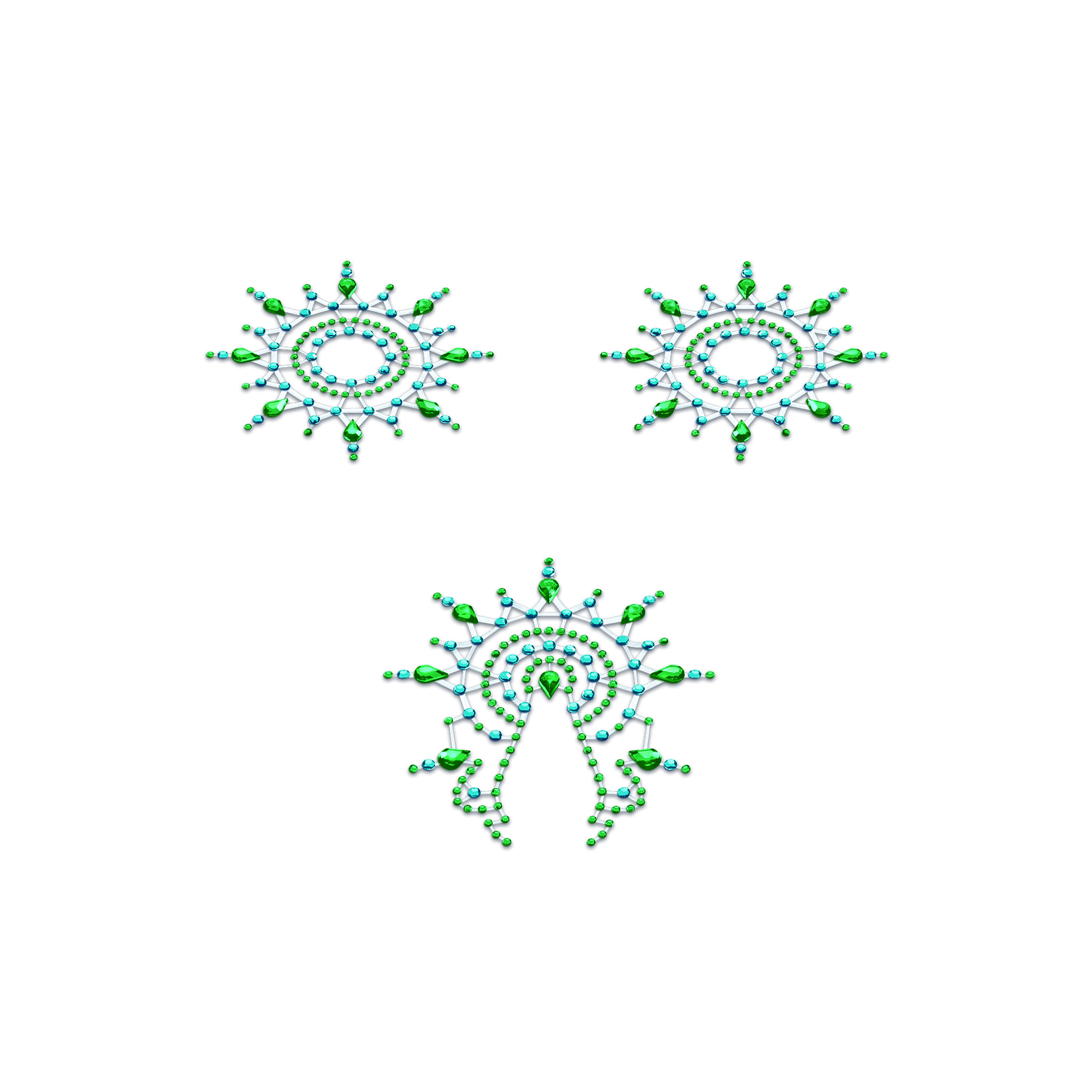 Gloria Body Stickers – türkis-blau – Bild 12