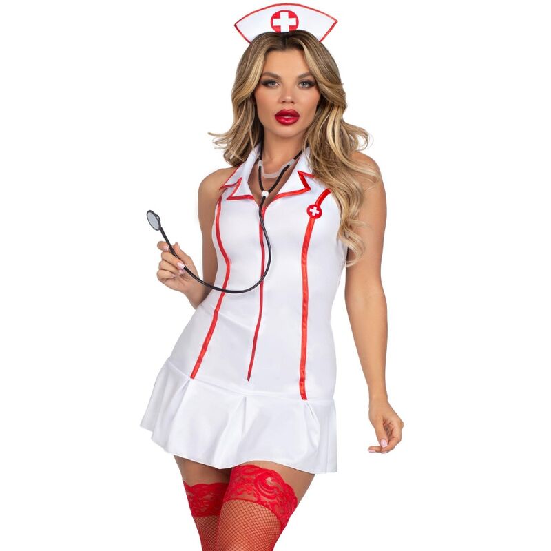 Leg Avenue – Kostüm Oberkrankenschwester Weiss S/M