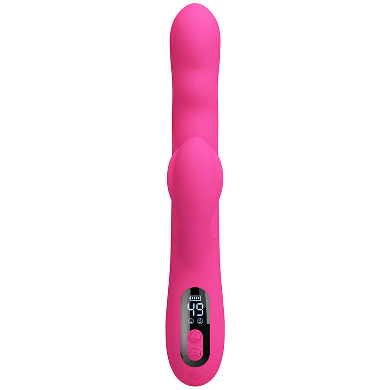 Pretty Love – Winters Multifunktions-Hasenvibrator mit Led-Anzeige, Pink – Bild 5
