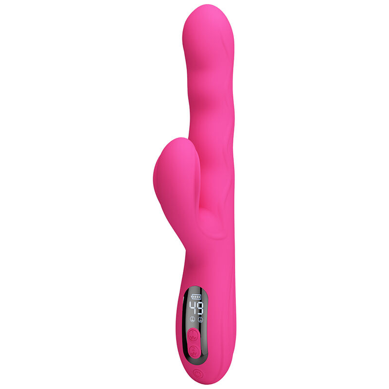 Pretty Love – Winters Multifunktions-Hasenvibrator mit Led-Anzeige, Pink – Bild 6
