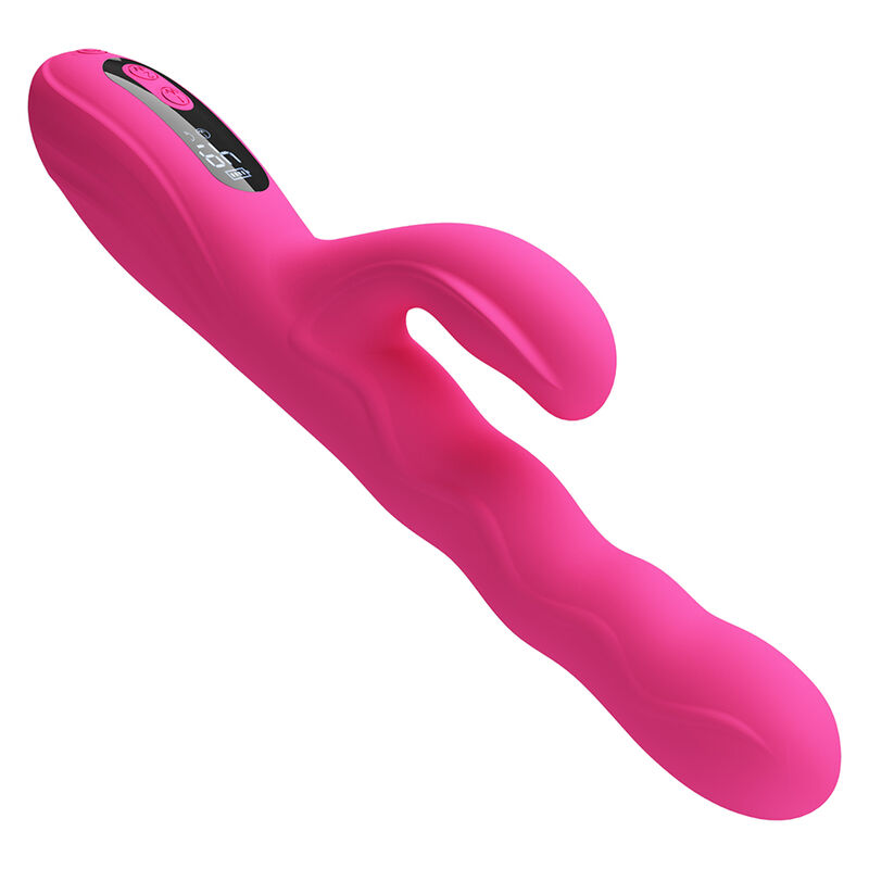 Pretty Love – Winters Multifunktions-Hasenvibrator mit Led-Anzeige, Pink – Bild 3