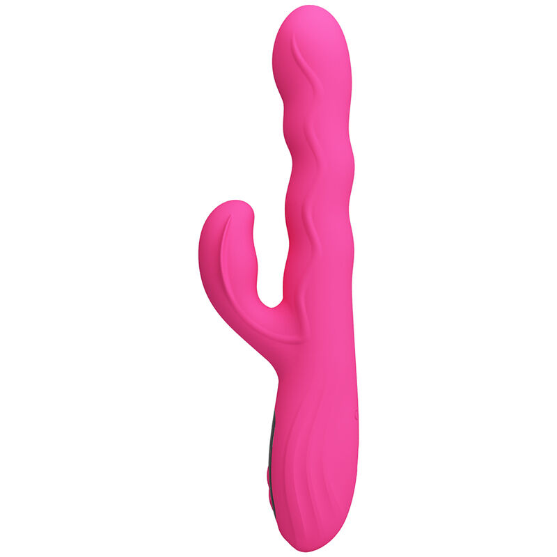 Pretty Love – Winters Multifunktions-Hasenvibrator mit Led-Anzeige, Pink – Bild 4
