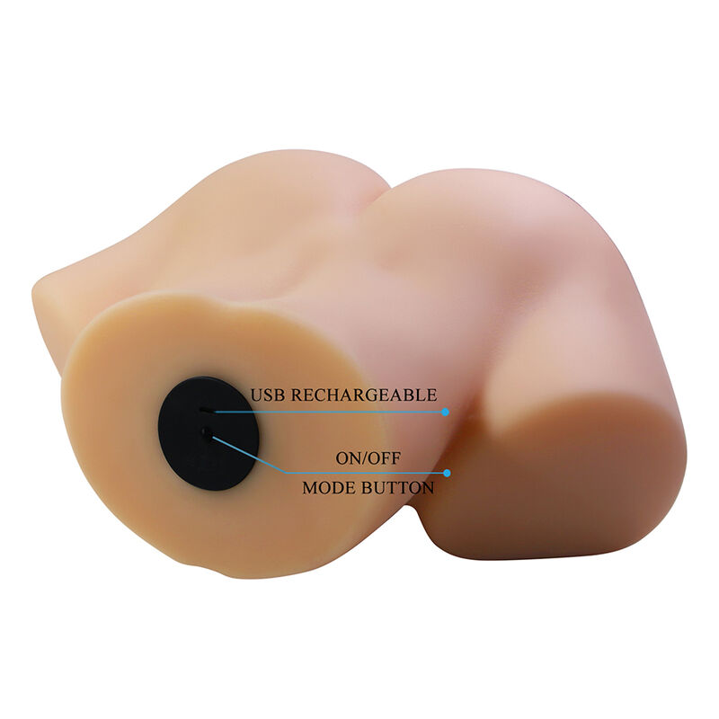 Vivian Doppelter Vaginal- und Analvibrationsmasturbator Flesh – Bild 6