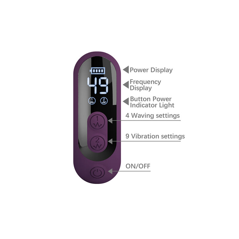 Pretty Love – Dee Multifunktions-Hasenvibrator mit Oszillierender und Perkussiver Funktion, Lila – Bild 9