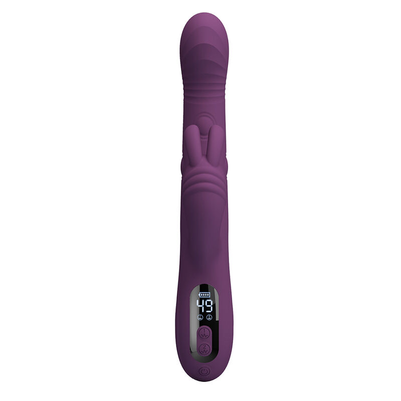Pretty Love – Dee Multifunktions-Hasenvibrator mit Oszillierender und Perkussiver Funktion, Lila – Bild 10