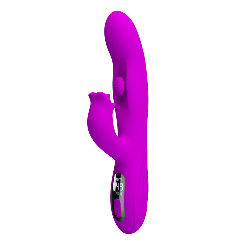Pretty Love – Yalanda Hase Oszillierender Vibrator mit Led-Anzeige, Lila – Bild 6