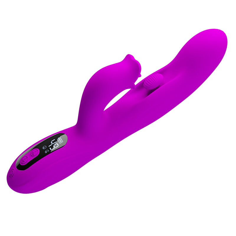 Pretty Love – Yalanda Hase Oszillierender Vibrator mit Led-Anzeige, Lila – Bild 2