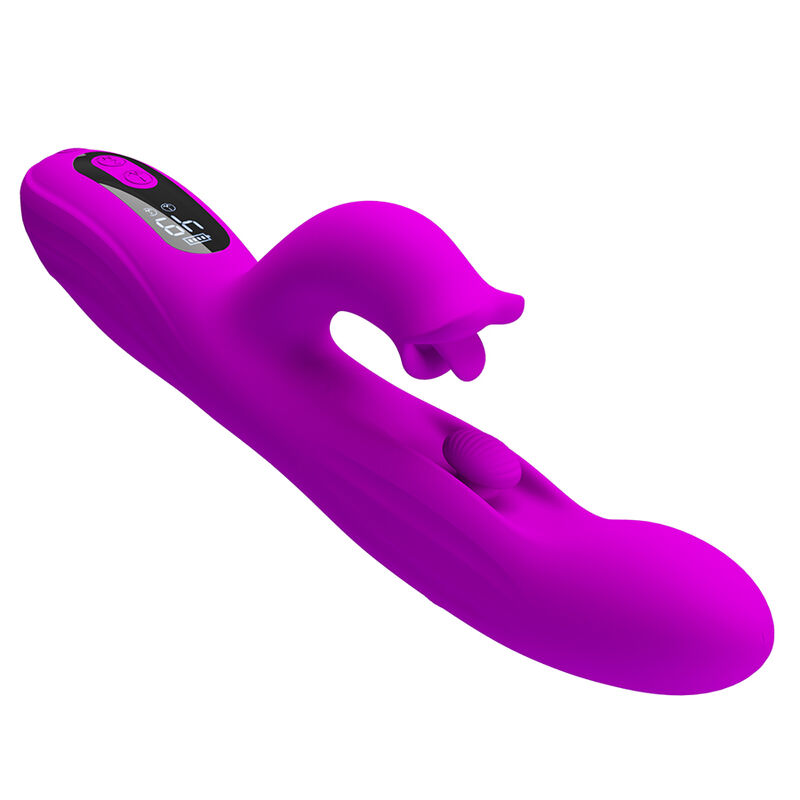 Pretty Love – Yalanda Hase Oszillierender Vibrator mit Led-Anzeige, Lila