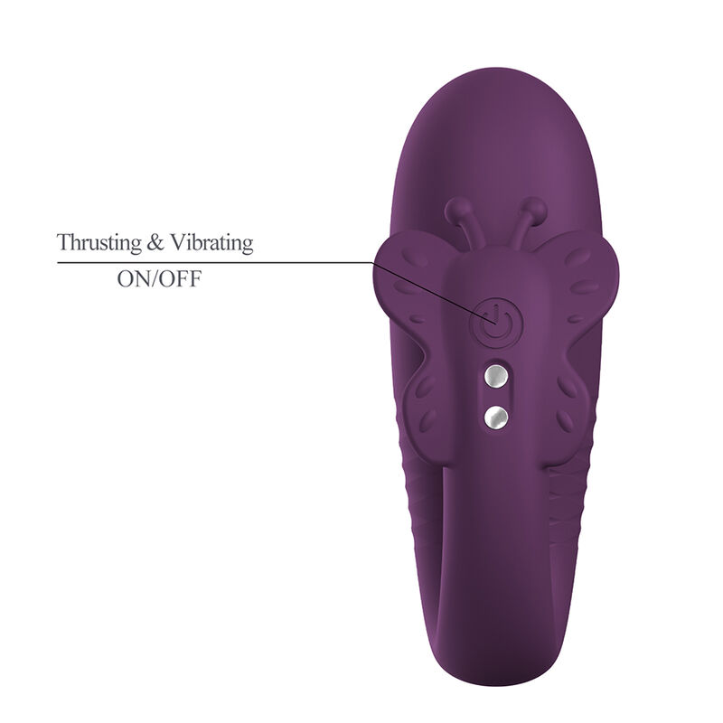 Pretty Love – Klay Stoss-Ei-Vibrator, App-Steuerung, Lila – Bild 6