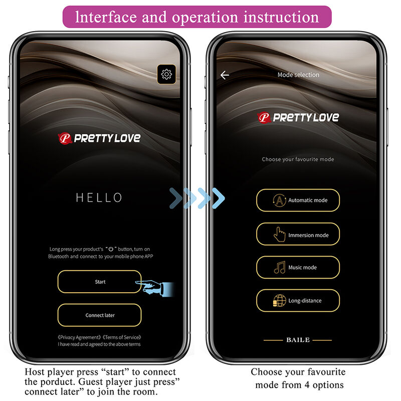 Pretty Love – Klay Stoss-Ei-Vibrator, App-Steuerung, Lila – Bild 10