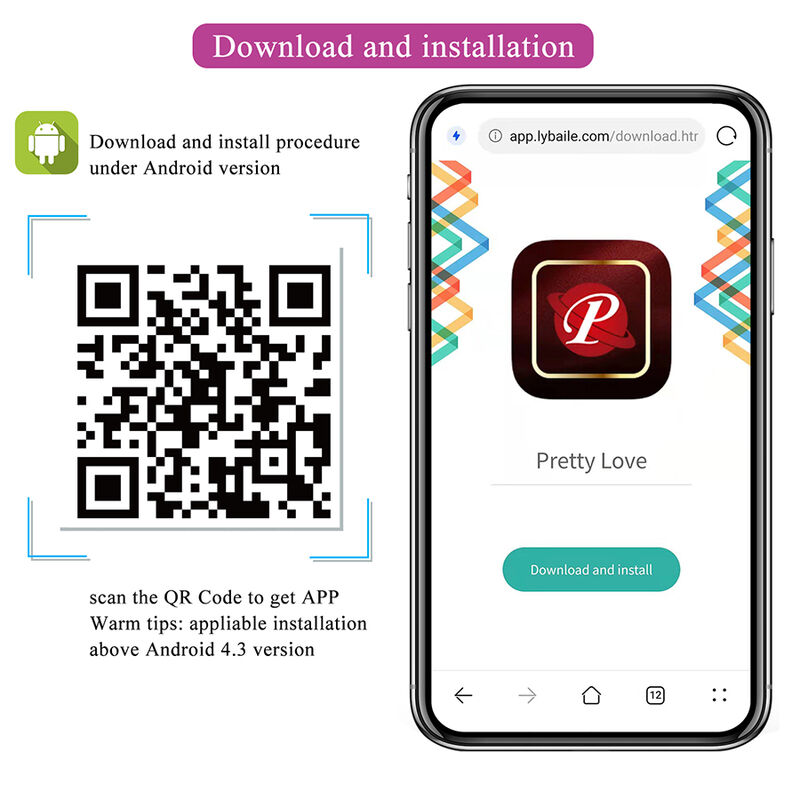 Pretty Love – Klay Stoss-Ei-Vibrator, App-Steuerung, Lila – Bild 7